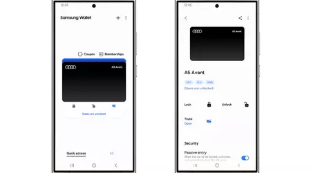 Samsung Wallet turns Galaxy smartphones into digital keys for Audi cars