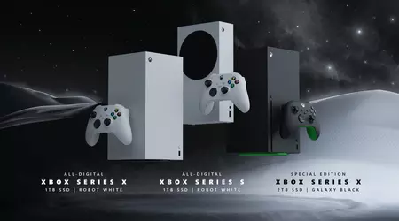 Microsoft has shown three new versions of Xbox: Xbox Series S and Xbox Series X 1 TB in Robot White, as well as Xbox Series X 2 TB