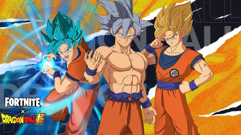 В Fortnite появились два новых песонажа в рамках кроссовера с Dragon Ball