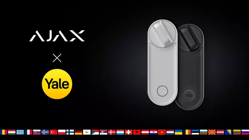 Ajax Systems и Yale расширяют партнерство, пользователи в 30 странах теперь также могут использовать замки Yale с полноценной поддержкой