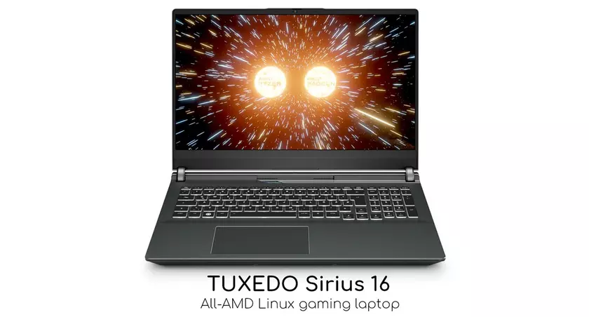 Tuxedo Sirius 16 – первый в мире игровой ноутбук с операционной системой Linux по цене от €1699
