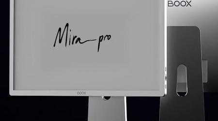 Onyx Boox a dévoilé une version actualisée du Mira Pro : un moniteur de 25,3 pouces avec écran E-Ink et rétroéclairage intégré.