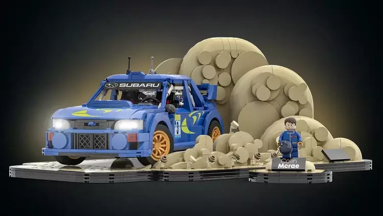 Синяя легенда из пластика: Subaru Impreza Колина Макрея штурмует Lego Ideas