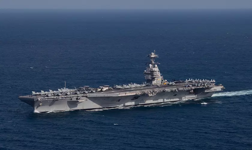 Китай залпом из 24 гиперзвуковых ракет потопил авианосную ударную группу USS Gerald R. Ford в ходе смоделированных боёв