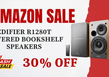 Edifier R1280T Powered Bookshelf Speakers - Now $36 Discount! Black Friday Deal!