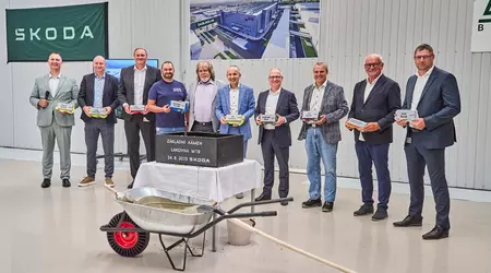 Škoda Auto has started construction of a high-tech paint shop with a capacity of up to 1,600 bodies per day