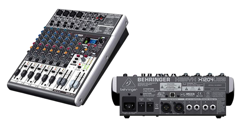 Behringer Xenyx X1204 USB meilleure console de mixage de studio