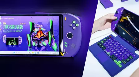 OneXplayer 2 Pro - портативна ігрова консоль на Windows 11 із 8,4" дисплеєм, чипом Ryzen 7 7840U, 64 ГБ пам'яті та накопичувачем на 4 ТБ