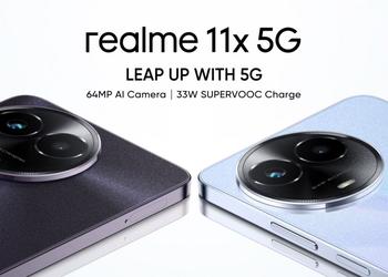 realme 11x 5G - Dimensity 6100+, wyświetlacz LCD 120 Hz i bateria 5000 mA*h za mniej niż 200 USD
