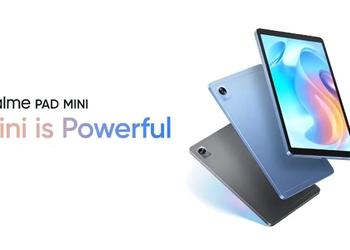 Realme Pad Mini: компактный планшет с 8,7" дисплеем, металлическим корпусом и аккумулятором на 6400 мАч за $145