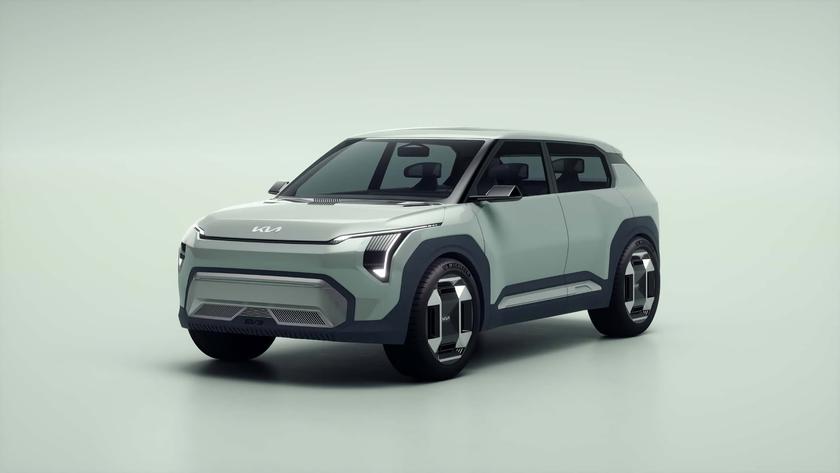 Kia's EV3 compact electric crossover will make its debut on 23 May ...