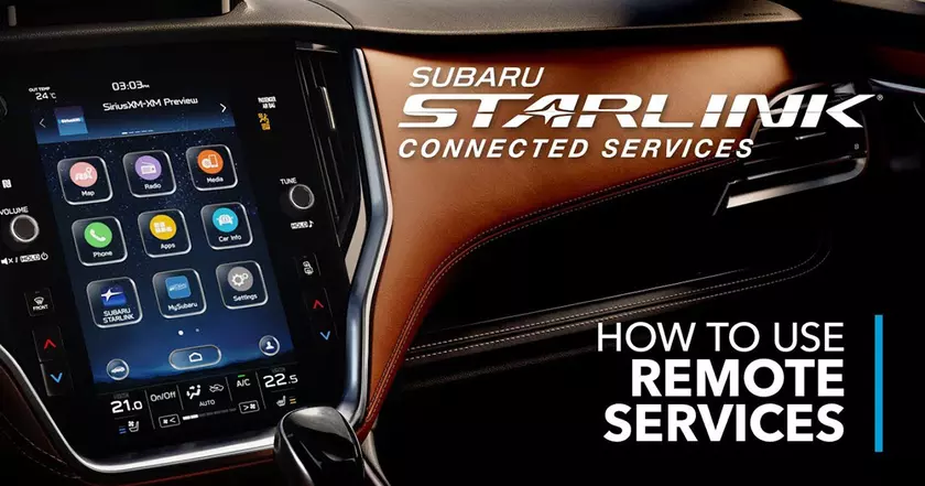 Как работают Subaru Starlink Connected Services: Обзор сервисов