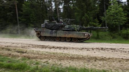 AFU viste de første bildene av den amerikanske M1 Abrams-stridsvognen i aksjon.