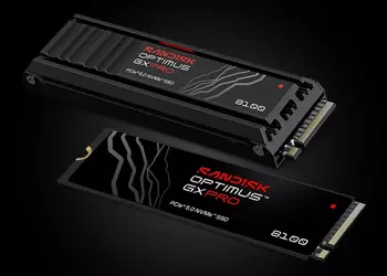 Как WD Black, но дороже: SanDisk выпустила PCIe 5.0 SSD Optimus GX Pro с максимальной скоростью и объемом до 4 Тб