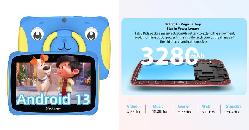 Blackview Tab 3 Kids tablet für 7-jährige
