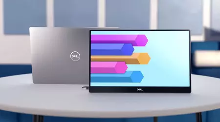 Dell unveiled a portable monitor that looks like it was ripped off an XPS laptop