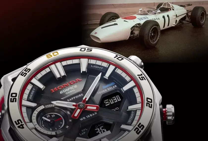 Новая коллаборация Casio Edifice и Honda: Представлены часы ECB-2300HR-1A