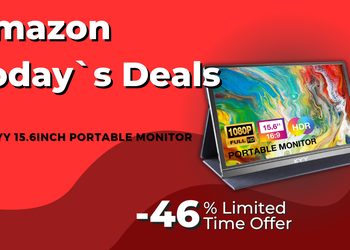 KYY 15.6" Portable Monitor – Ultra-Slim FHD Display $60 Off on Amazon!
