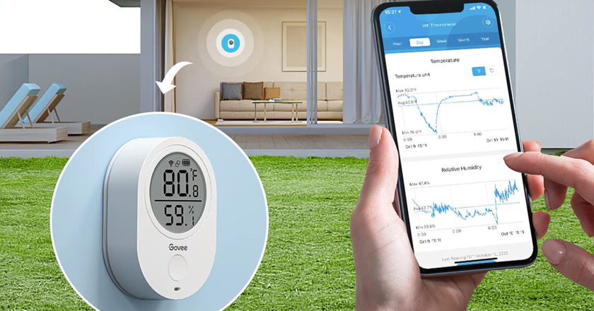 Termómetro digital de alarma higrómetro electrónico para el hogar pantalla  de humedad de alta temperatura baja oficina en casa interior y exterior