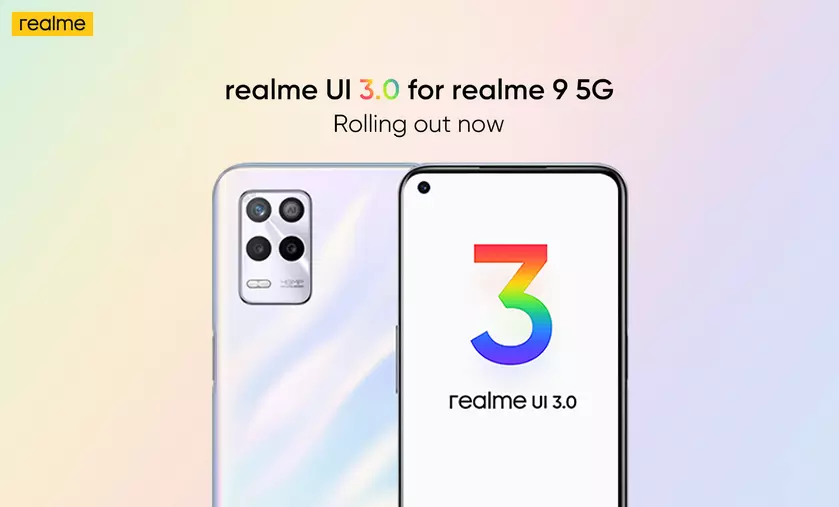 realme 9 5G получил стабильную версию realme UI 3.0 на основе Android 12
