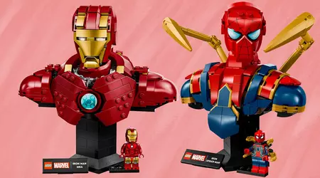 Build your favourite Superhero with your own hands: LEGO has unveiled the first collection of mini busts of Marvel universe characters