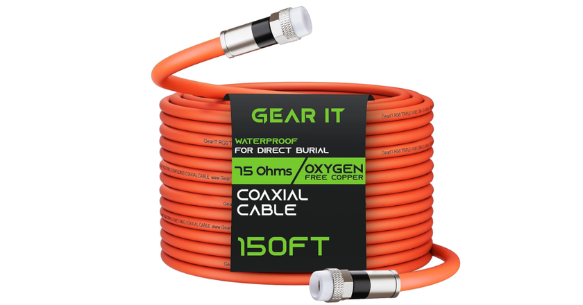 GearIT Coaxial Cable RG6 best coax cable for modem