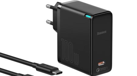 100-ватну GaN-зарядку Baseus з портом USB-C можна купити на розпродажі AliExpress 11.11 за $35