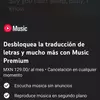 Кнопка перевода текстов песен в YouTube Music