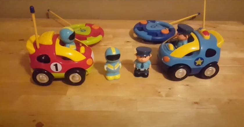 JOYIN CARTOON POLICE coche rc para niños pequeños