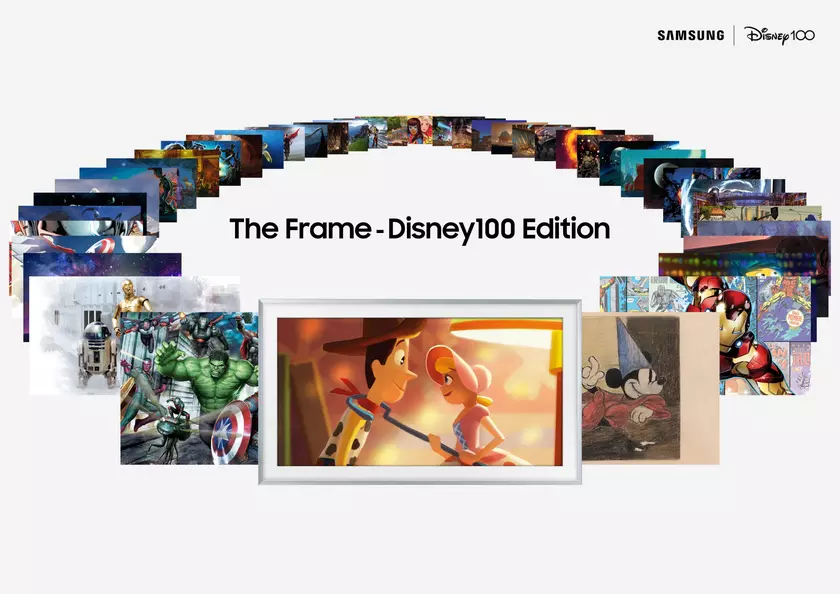 Samsung вернула в продажу телевизоры The Frame TV Disney 100 Edition с экранами на 55, 65 и 75 дюймов