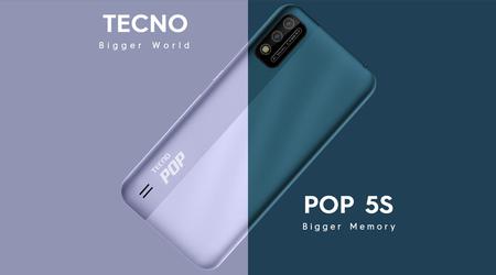 Tecno Pop 5S: pantalla de 5,7 pulgadas, doble cámara y Android Go Edition a bordo por 108 dólares