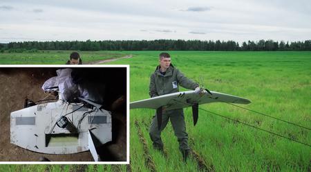The Armed Forces of Ukraine shot down a Russian "flying wing" Supercam S350 drone - it has a range of 100 km, a range of 240 km and a speed of 120 km/h