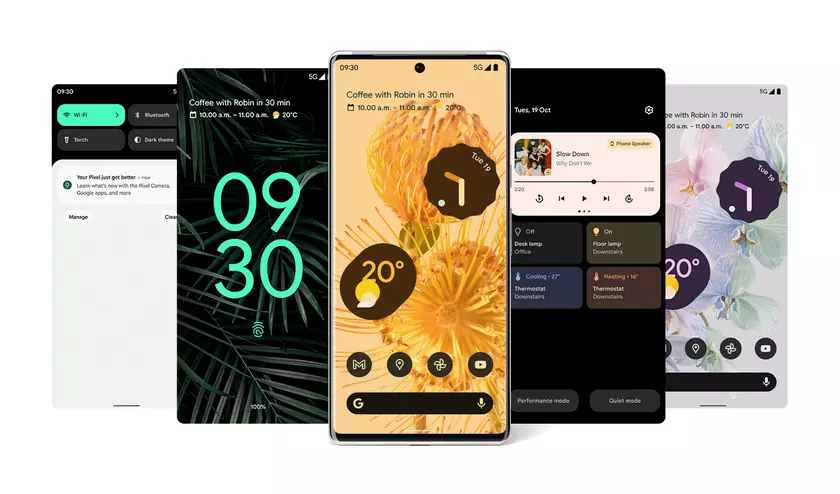 Google Pixel 6 и Google Pixel 6 Pro получат четыре крупных обновления ОС Android