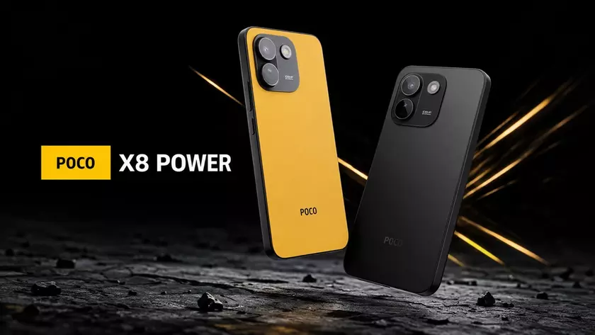 Смартфон Poco X8 Power в двух цветах