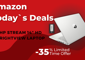 HP Stream 14" HD Laptop Bundle – Save $140 on Amazon!