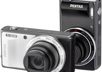 Камера Pentax Optio VS20 с двумя кнопками спуска затвора