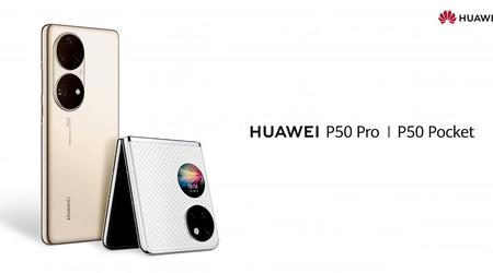 Флагман Huawei P50 Pro та «розкладачку» Huawei P50 Pocket почали продавати на глобальному ринку