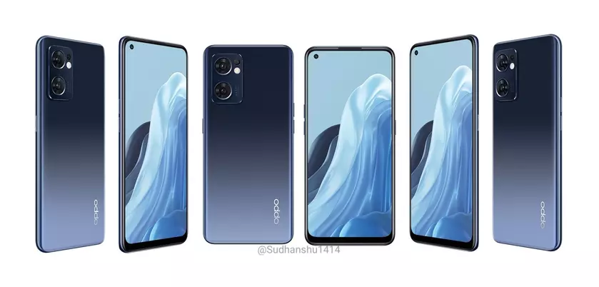 Чип Dimensity 900, камера на 64 МП и быстрая зарядка на 65 Вт: инсайдер раскрыл подробности о глобальной версии OPPO Reno 7