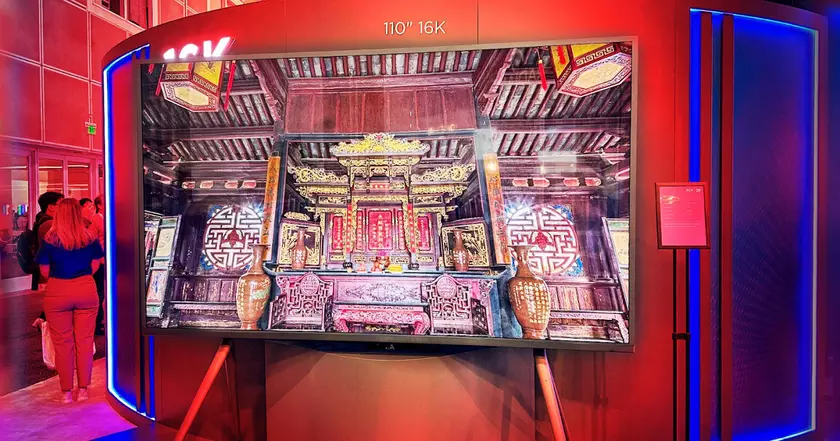 BOE представила первый в мире 16K-дисплей диагональю 110”