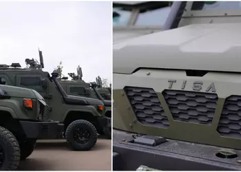 Новые украинские бронеавтомобили UAT-TISA уже передали Силам обороны