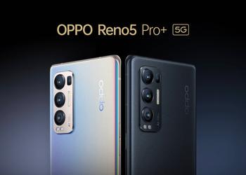 OPPO Reno 5 Pro+ с чипом Snapdragon 865 и квадро-камерой на 50 МП выйдет на глобальном рынке