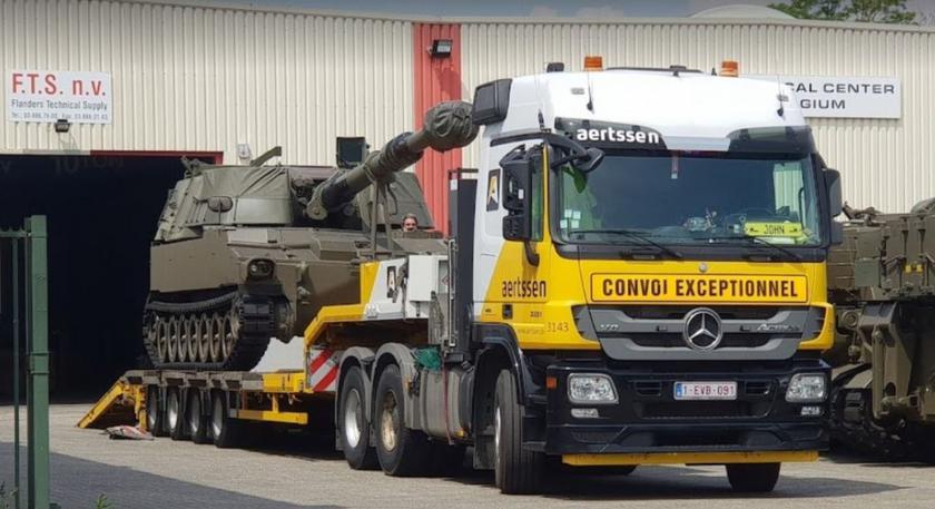 Gran Bretaña compró 28 obuses belgas M109 para enviarlos a Ucrania