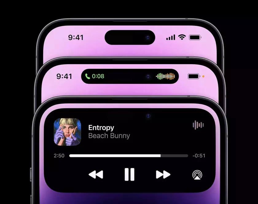 ZTE потроллила Apple за новый вырез в iPhone 14 Pro и iPhone 14 Pro Max