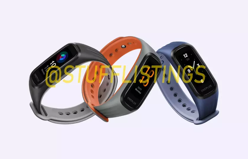 OnePlus Band появился на пресс-рендере: клон OPPO Band с AMOLED-дисплеем и цветными ремешками