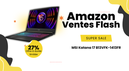 MSI Katana 17 – Une Remise Exceptionnelle de 450€ sur ce PC Gaming!