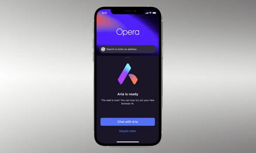 ИИ-помощник браузера Opera теперь доступен в приложении для iOS