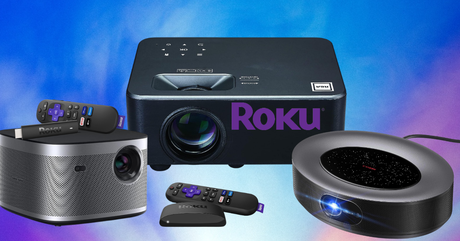 home projector with roku