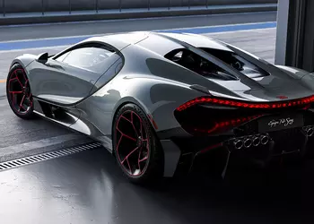 Bugatti Tourbillon with EPS Package gets an incredible exhaust system with eight tailpipes