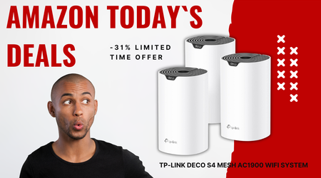 TP-Link Deco S4 Mesh WiFi System (3-Pack) – Now 31% Less!