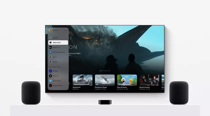 Apple анонсировала стабильную версию tvOS 17.2 с обновлённым приложением Apple TV